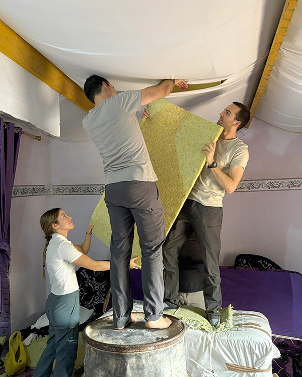 Proyecto en uno de los campamentos de refugiados saharauis de Smara Proyecto en uno de los campamentos de refugiados saharauis de Smara