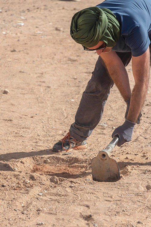 Proyecto en uno de los campamentos de refugiados saharauis de Smara Proyecto en uno de los campamentos de refugiados saharauis de Smara