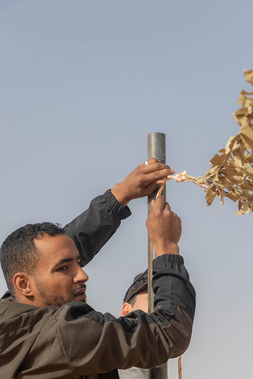 Proyecto en uno de los campamentos de refugiados saharauis de Smara Proyecto en uno de los campamentos de refugiados saharauis de Smara