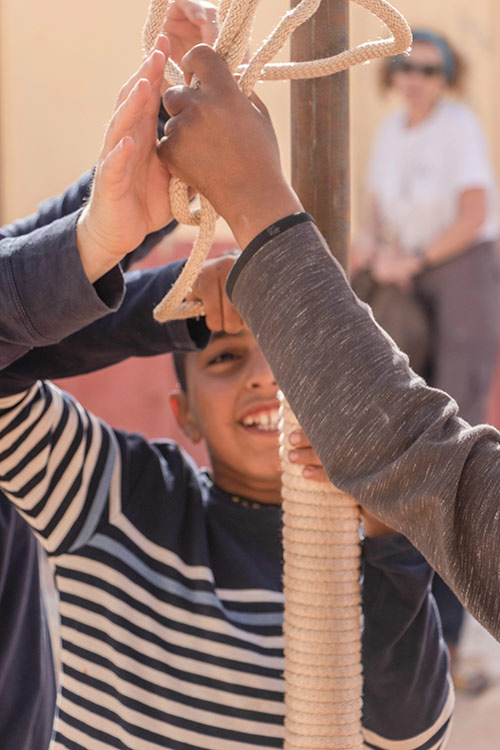 Proyecto en uno de los campamentos de refugiados saharauis de Smara Proyecto en uno de los campamentos de refugiados saharauis de Smara