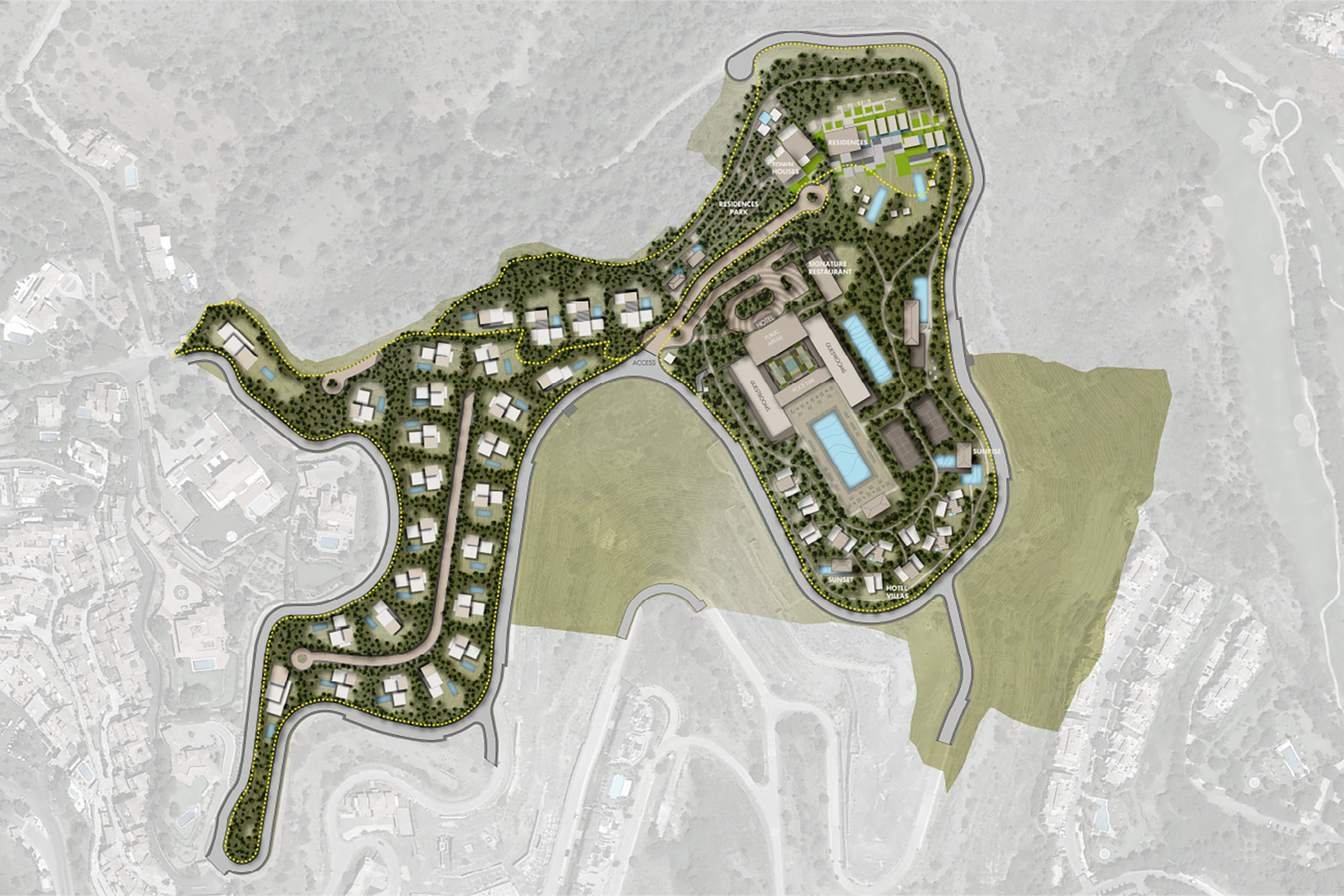Masterplan Las Colinas - arvo arquitectura Masterplan Las Colinas - arvo arquitectura
